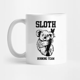 Sloth running team Mug